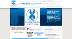 Desktop Screenshot of cystinosisfoundation.org